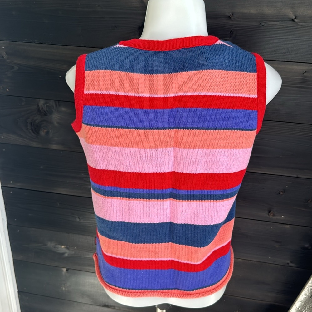 Vintage GIGLI Stripped Colorful Top NEW - Picture 2 of 6